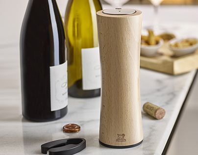 First wooden electric automatic corkscrew. PEUGEOT 2019