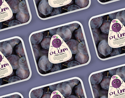 Fruit Packaging Label-Plum