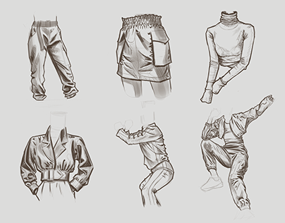 Fast sketches | Folds