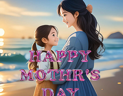 Happy Mother's Day 2024 Illustration
