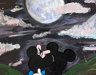 Minnie and Micky Painting