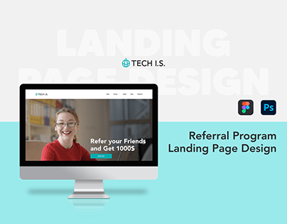 Referral Program Landing Page Design