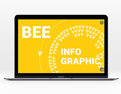 Web project „Bee infographic“