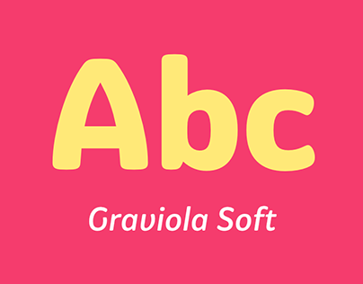 Graviola Soft Typeface