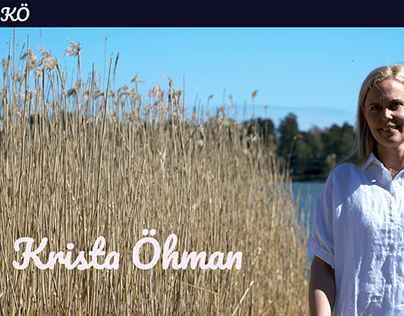 Website for Krista Öhman
