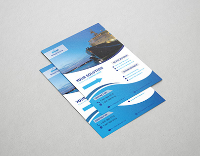 Corporate flyer design, and invoce desing
