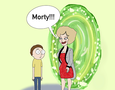 Morty and Sylvia Fine from the Nanny / Fan Art