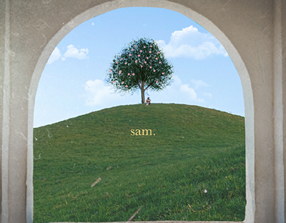 Cover Art Concept for Singer Sam Tompkins