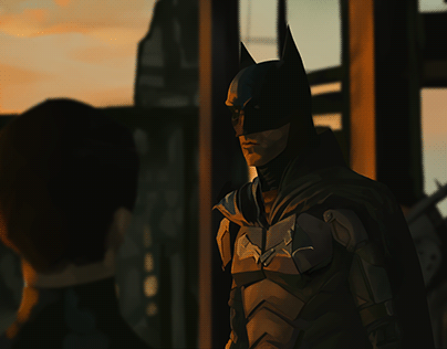 Painted a Scene from Batman