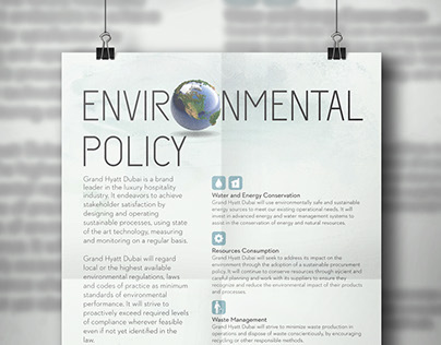 Grand Hyatt Environmental Policy