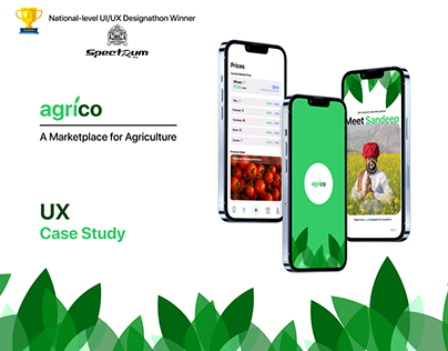 Agrico | Agriculture App | UX Case Study