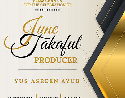 June Takaful Producer Celebration Invitation