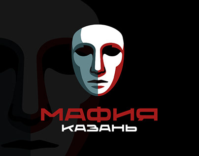 Logo with faceless mask