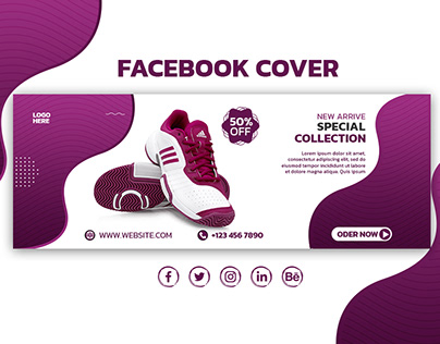 Shoes Collection Facebook Cover template