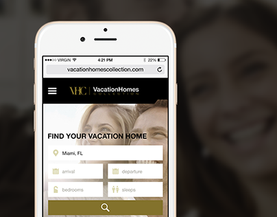 Vacation Homes Collection, Mobile Site
