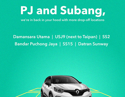 GoCar Malaysia - One-Way Trip Rebrand