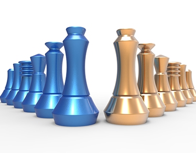 Diseño de piezas de ajedrez para fabricación en torno
