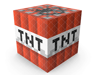 Minecraft's TNT transition for stream
