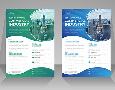 Modern and Creative Business Flyer Template Design