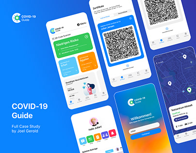 UX/UI Case Study – COVID-19 Guide App
