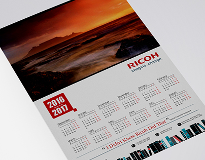 Ricoh | Calendar / Clickable Paper | 2016
