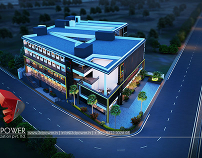 Architectural Visualization for Ishanya Trade Centre
