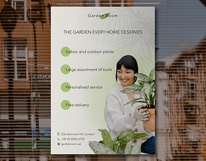 ADVERTISING POSTER // garden center