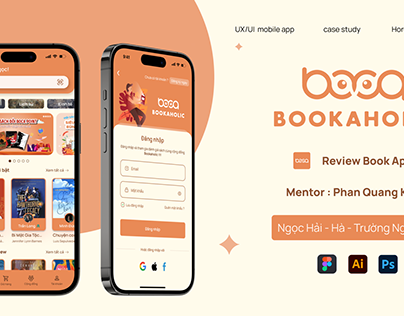 Project thumbnail - [FIK02] Boca - Book Reviews App | UIUX App