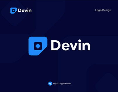 Devin | Startups Tech Agency and Software Logo Design
