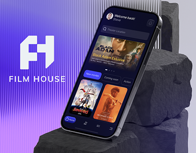 Film House UI/UX Mobile App Case Study