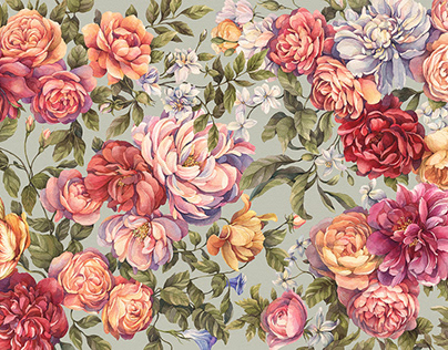 Project thumbnail - Floralia wallpaper for Photowall, Sweden