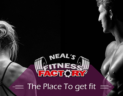Brochure made for Neal's fitness factory gym.