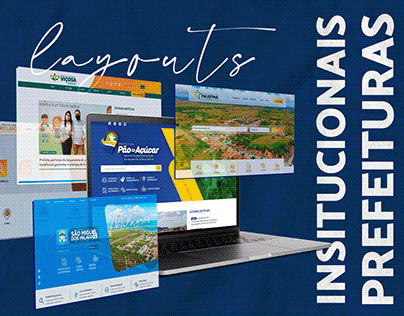 LAYOUTS WEBSITES - Prefeituras em Alagoas