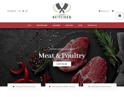 Butcher woocommerce website