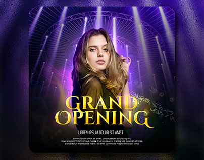 Grand Opening Poster DJ
