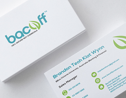 BacOff Business Cards