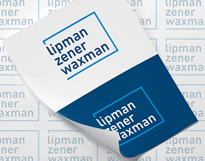 Lipman Zener Waxman: Logo Design & Stationery