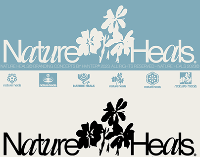 Nature Heals Branding Concepts