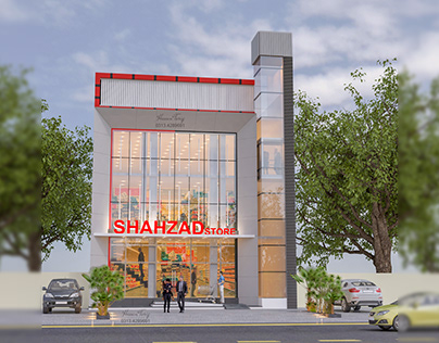 Commercial Plaza Design For Shehzad Store