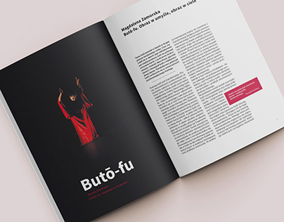 Magazine Spread Design | Butoh Dance