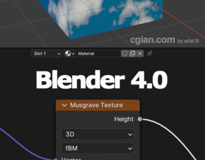 From Musgrave Texture to Noise Texture in Blender 4.1