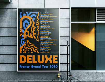 Deluxe concert tour poster