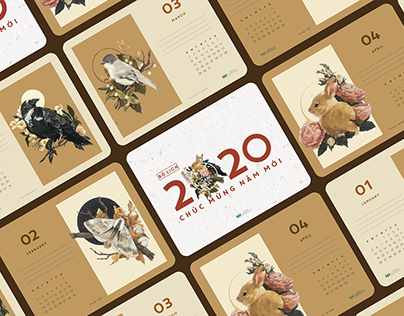 Wild Animals Calendar 2020