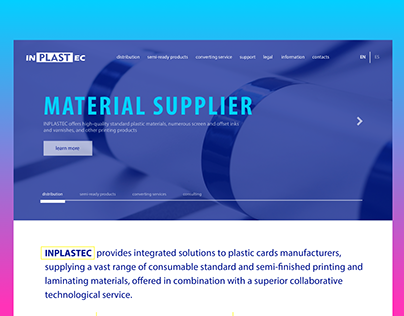 Inplastec Corporate Website