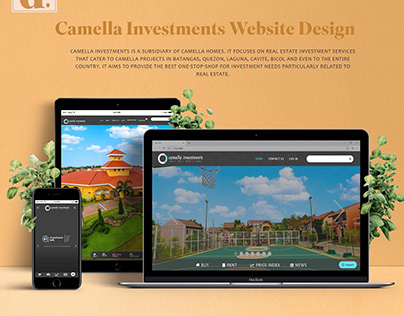 Camella Investments’ Website Design