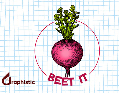 Beet It Beets Pun Vegetarian Vegan
