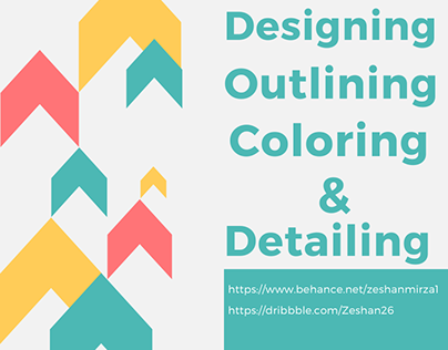 Outlining, Colors & Depth to custom Designs
