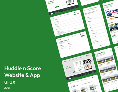 Sports (Turf) Booking Portal - App and Website Design