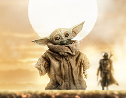 The Mandalorian - Poster // Yoda