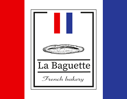 Logo and branding for a French bakery